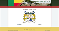 Desktop Screenshot of consuladobenin.com